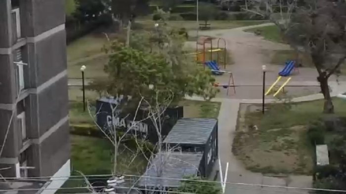 Containers se convertirán en los baños de Villa Frei: Se realiza arreglo de cañería