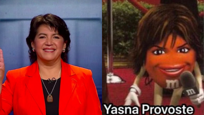La respuesta de Yasna Provoste al meme que la compara con un M&M