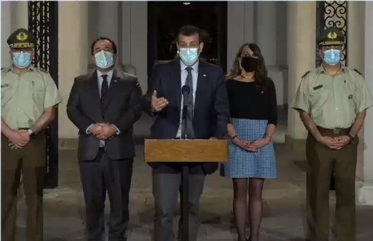 Gobierno condena hechos de violencia y destrozos en segundo aniversario del estallido social