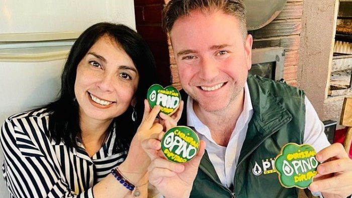 Acusan a ministra Karla Rubilar de usar recursos públicos para apoyar campaña de su pareja, Christian Pino