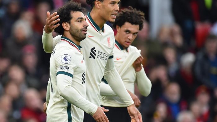 Histórica goleada: El Liverpool humilló al Manchester United en el clásico inglés