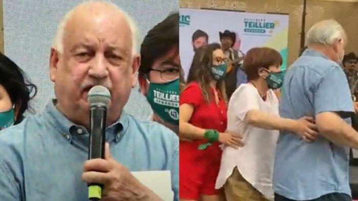 Con trencito y dichos contra Kast: Así fue el lanzamiento de campaña de Teillier al Senado