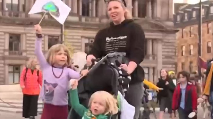 Masiva marcha por el medioambiente marcó esta jornada de la COP26 en Glasgow