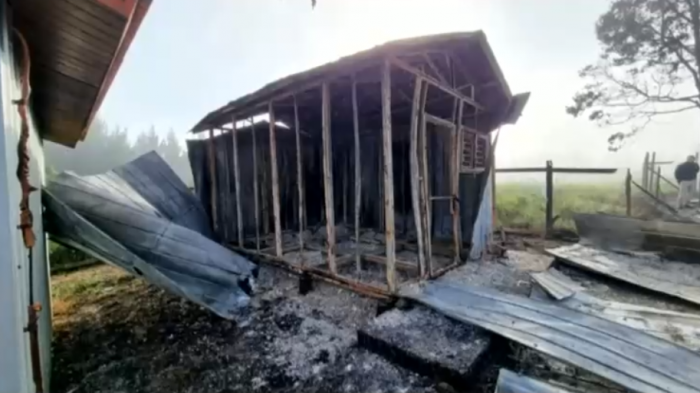 Cinco nuevos ataques incendiarios se registraron durante la madrugada en la macrozona sur