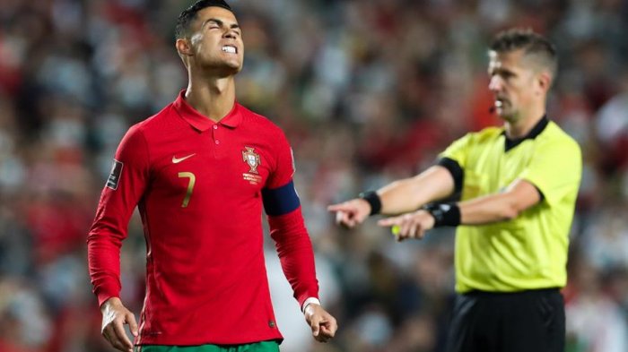 Portugal con CR7 cayó ante Serbia en el cierre de las Clasificatorias y deberá jugar el repechaje