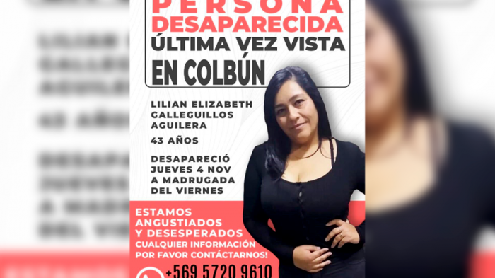Habla hermana de mujer extraviada desde el 4 de noviembre en Colbún: 