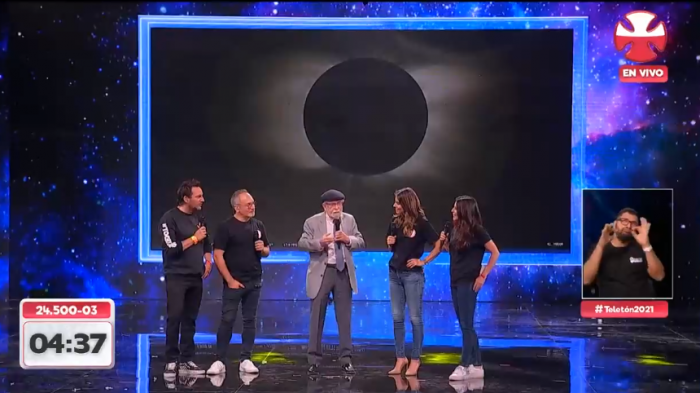 El astrónomo José Maza llegó a la Teletón y explicó las curiosidades del eclipse solar: No habrá otro en 20 años