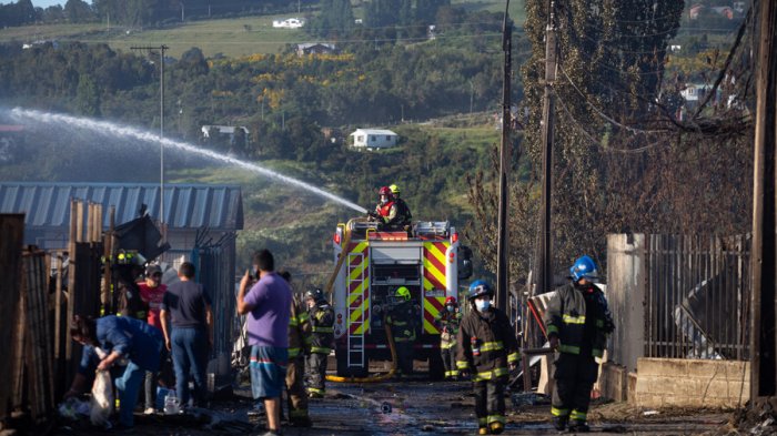 Castro se levanta: Así es la cadena de ayuda para los damnificados por el incendio
