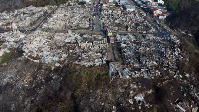 Incendio en Castro: Pericias identifican restos biológicos y de cigarrillos en zona cercana a 
