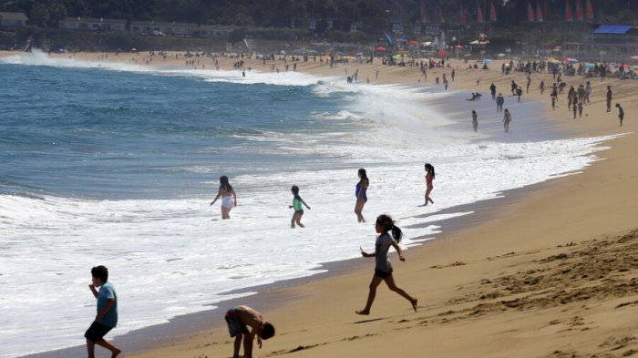 Comienza la temporada estival: Sólo 46 de las 964 playas en Chile están habilitadas para el baño