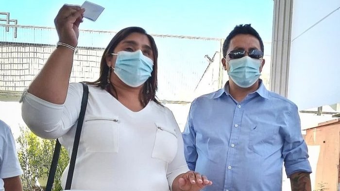 Fabiola Campillai tras sufragar: 