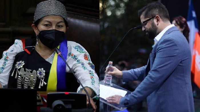 Loncón felicitó a Boric y lo invitó a la CC: 