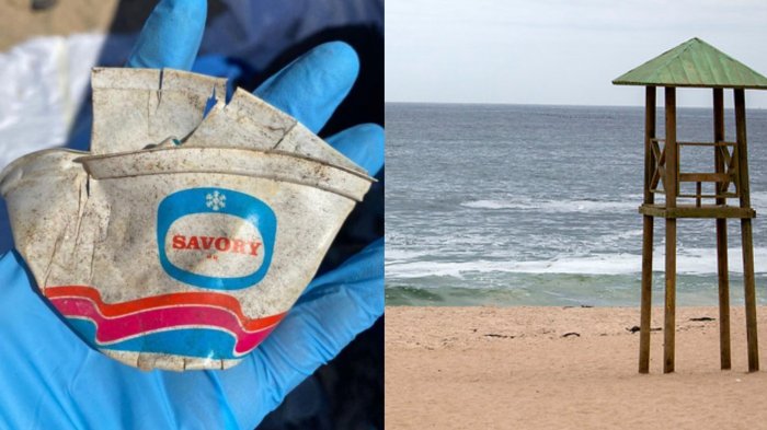 Envase de helado de hace 50 años fue hallado 