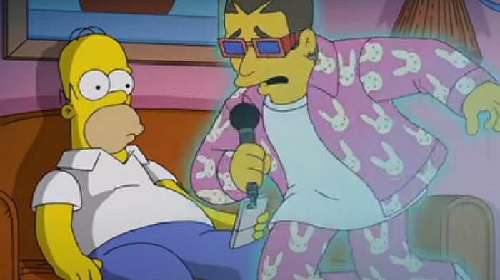 Bad Bunny sorprende con nuevo videoclip navideño: Se convierte en personaje de Los Simpson