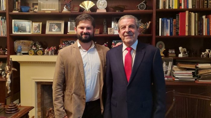 Gabriel Boric se reunió con ex presidente Eduardo Frei