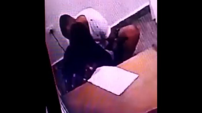 Todo quedó grabado: Jueza besó a sujeto condenado a cadena perpetua