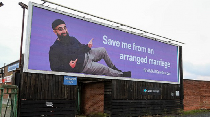 “Sálvame de un matrimonio arreglado”: Millonario musulmán publica afiches para buscar una pareja