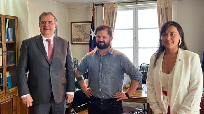 Gabriel Boric se reunió con el canciller de México: 