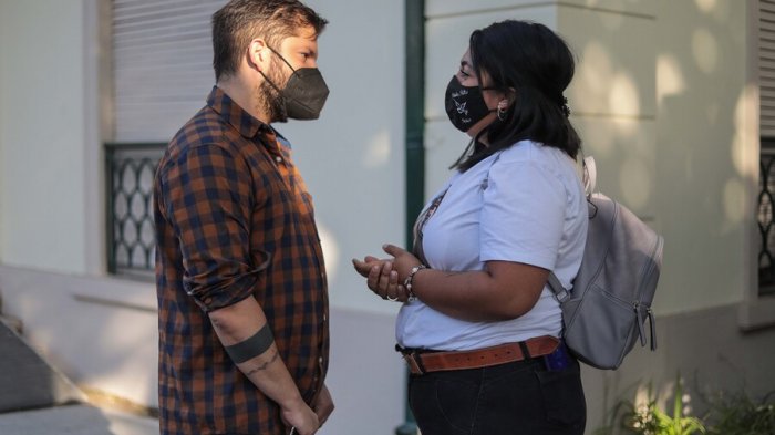 Dahianna Pereira, viuda de cabo Naín, se reunió con Gabriel Boric: “Carabineros necesita apoyo”