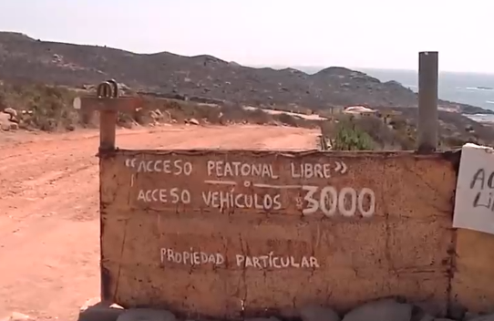 Turistas denuncian cobro para ingresar a playa en la Región de Coquimbo