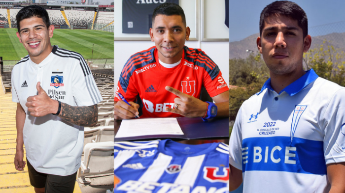 Apuestan por experiencia y juventud: ¿Cuáles son los refuerzos del Colo, la U y Católica hasta el momento?