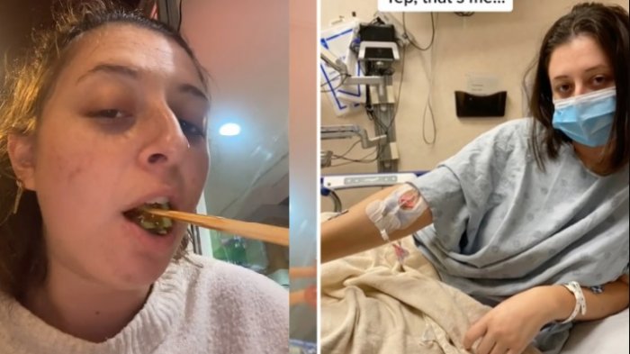 ¿Valió la pena? Mujer comió 32 rolls de sushi y terminó en el hospital