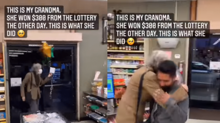 Mujer de 86 años ganó premio de lotería y compartió el dinero con quien le vendió el boleto