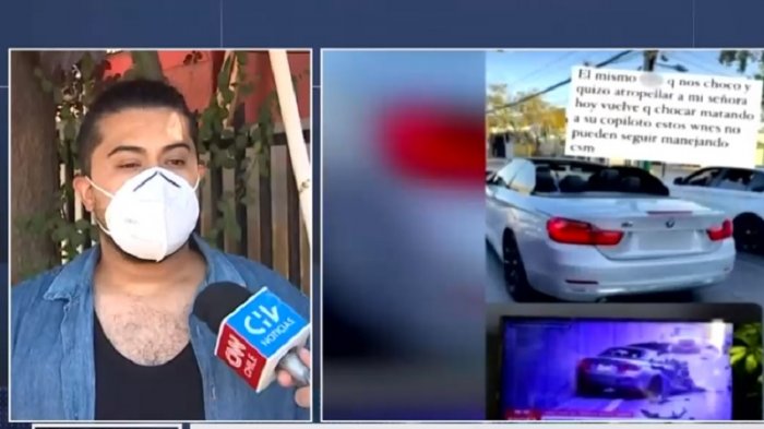 Accidente en Vespucio Sur: Hombre acusa que auto involucrado en fatal choque intentó atropellar a su esposa