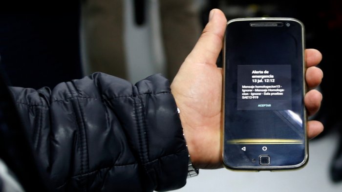 Prueba SAE en 5 comunas de la RM: ¿Qué hago si no recibo la alerta de la Onemi?