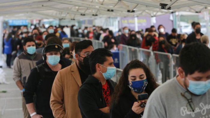 Más de 29 mil nuevos contagios: Chile superó los 99 mil casos activos de COVID-19