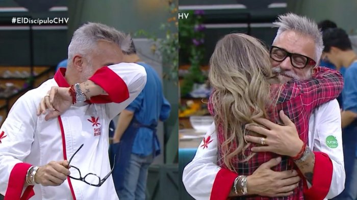 No pudo contener las lágrimas: Sergi Arola fue sorprendido por su pareja en El Discípulo del Chef