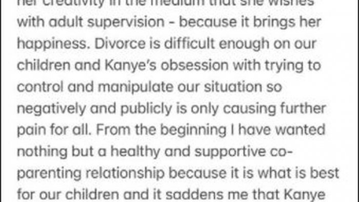 Kanye West dispara contra Kim por presencia de su hija en TikTok: Ella lo tilda de controlador y manipulador
