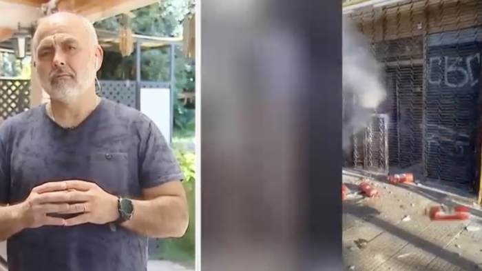 Dueño de la ex Fuente Alemana defendió local con rifle a postones: 