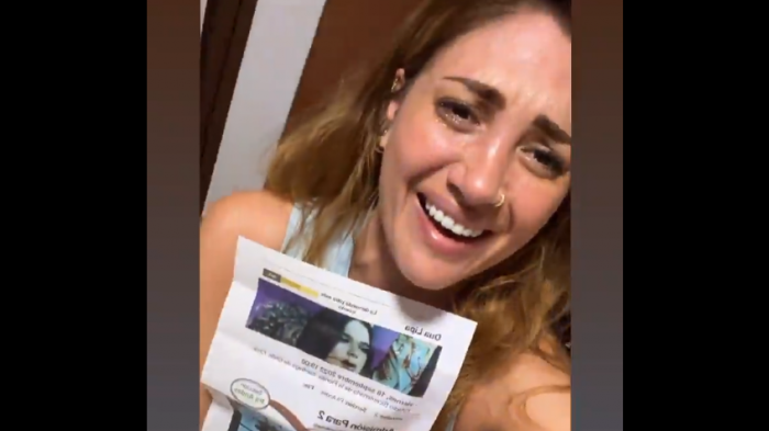 Karen Bejarano se emocionó hasta las lágrimas con regalo de cumpleaños que le dio Juan Pedro Verdier