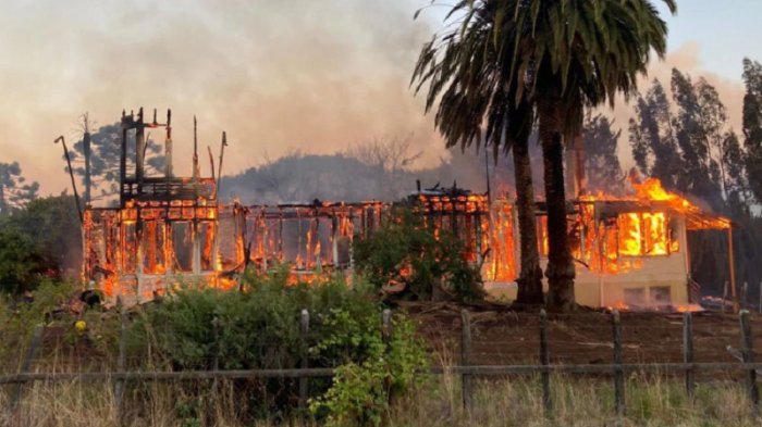 Incendio destruyó casa de diputado Diego Paulsen en La Araucanía: Se cree fue intencional