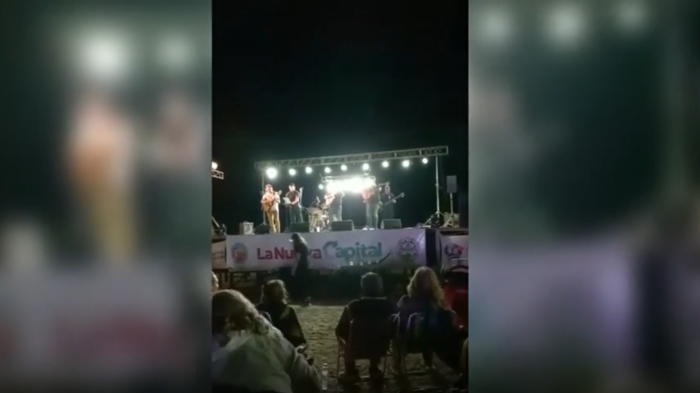 Impacto en Argentina: Estructura metálica se derribó sobre músicos que presentaban show en vivo