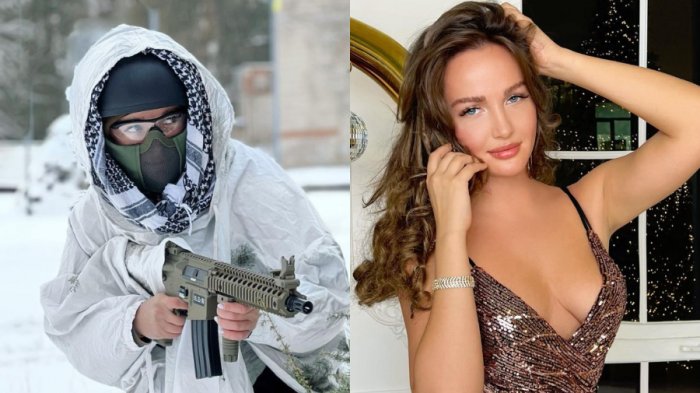 Del modelaje a las filas militares: Miss Ucrania se sumó a civiles que enfrentan la invasión rusa con armamentos