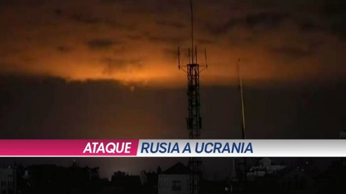 De sanciones para Rusia al masivo ataque aéreo en Kiev: Así fue la tercera jornada de la guerra en Ucrania