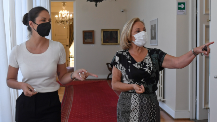 Cecilia Morel se reunió con Irina Karamanos a días del cambio de mando: “Le deseo mucho éxito”