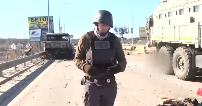 Reportero detalla enfrentamiento a las afueras de Kiev: 