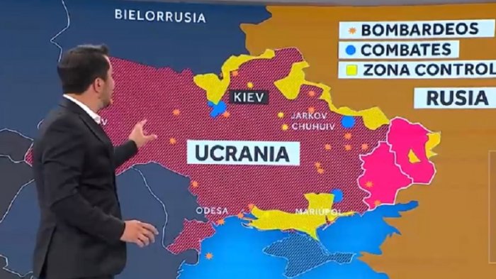 Por varios frentes: Así avanzan los ataques rusos en Ucrania