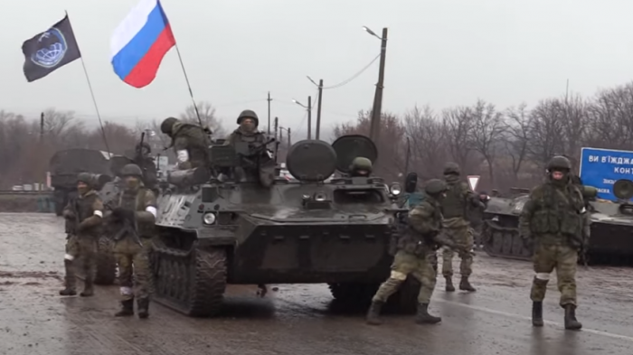 Federación Rusa viraliza video del rápido avance de sus tropas militares en Kiev
