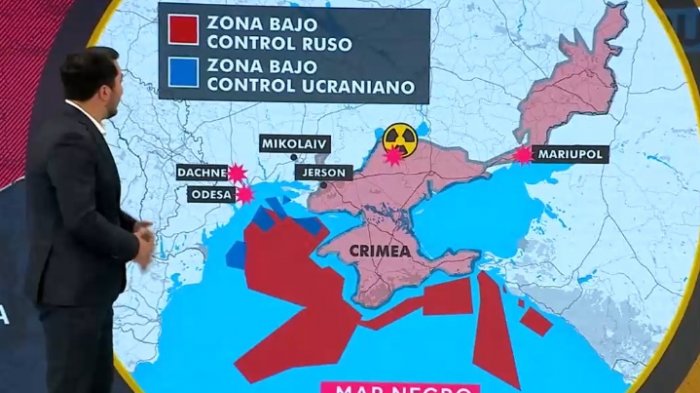 La evolución del combate a 12 días de la arremetida rusa: Mar Negro sería clave para control de la zona