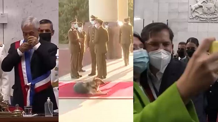 El beso de Piñera, adherentes de Boric y selfies: El lado B del cambio de mando presidencial