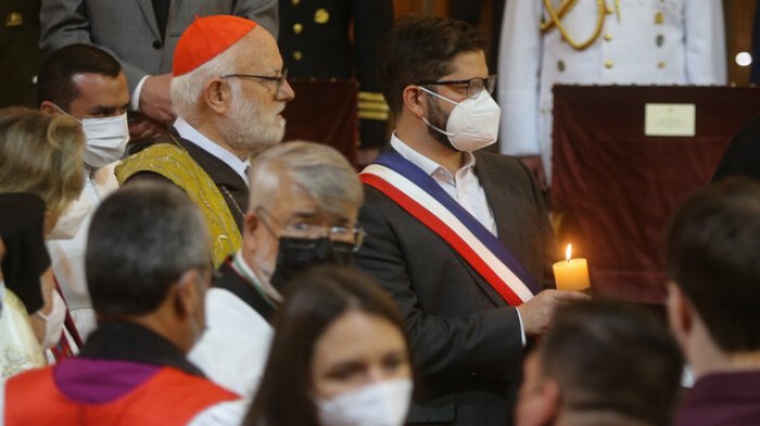 Primeros actos oficiales: Presidente Boric participó de ceremonia con pueblos originarios y 