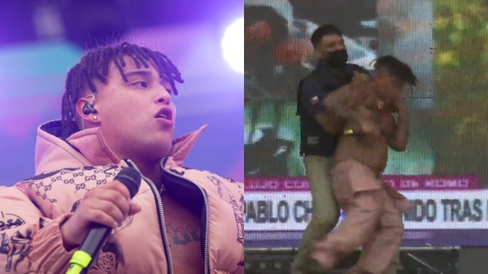 ¿Se lo llevaron detenido? Pablo Chill-E cerró su show en Lollapalooza 2022 con una particular performance