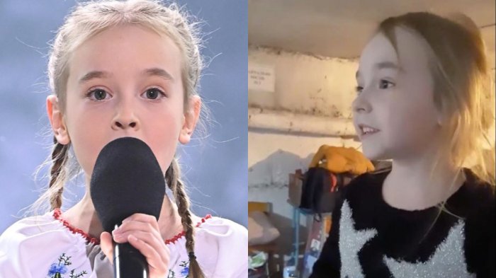 Niña ucraniana que se viralizó interpretando 