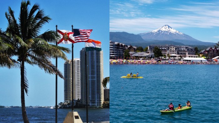 De Miami a los paisajes del sur de Chile: Los destinos más elegidos por los chilenos hasta marzo de 2022