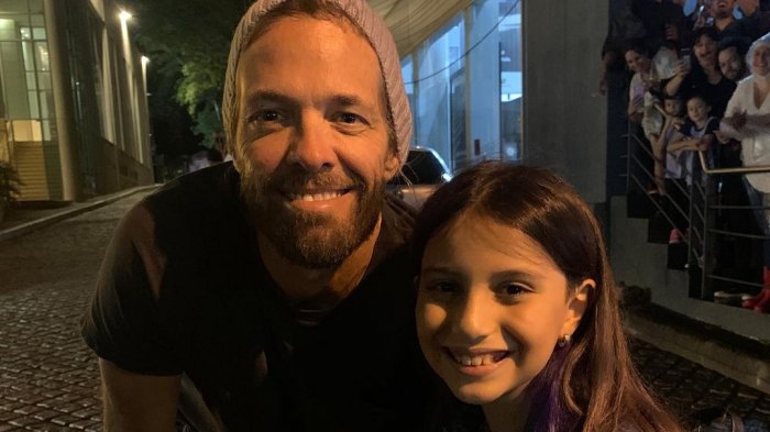 Padres de niña que cumplió el sueño de conocer a Taylor Hawkins en Paraguay: 