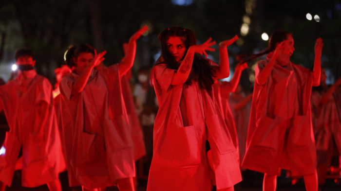 En México: LasTesis reaparecen con una nueva performance contra la violencia de género